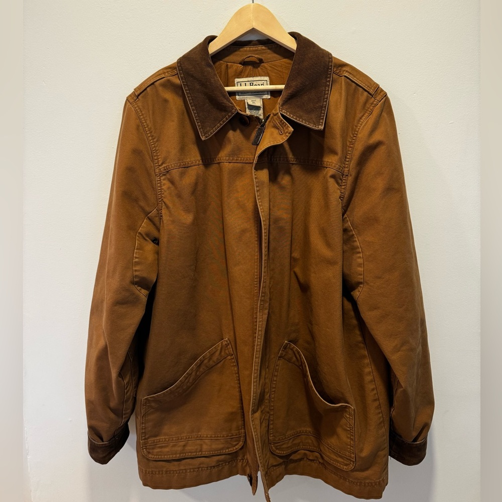 L.L. Bean Vintage Brown Barn Chore Jacket